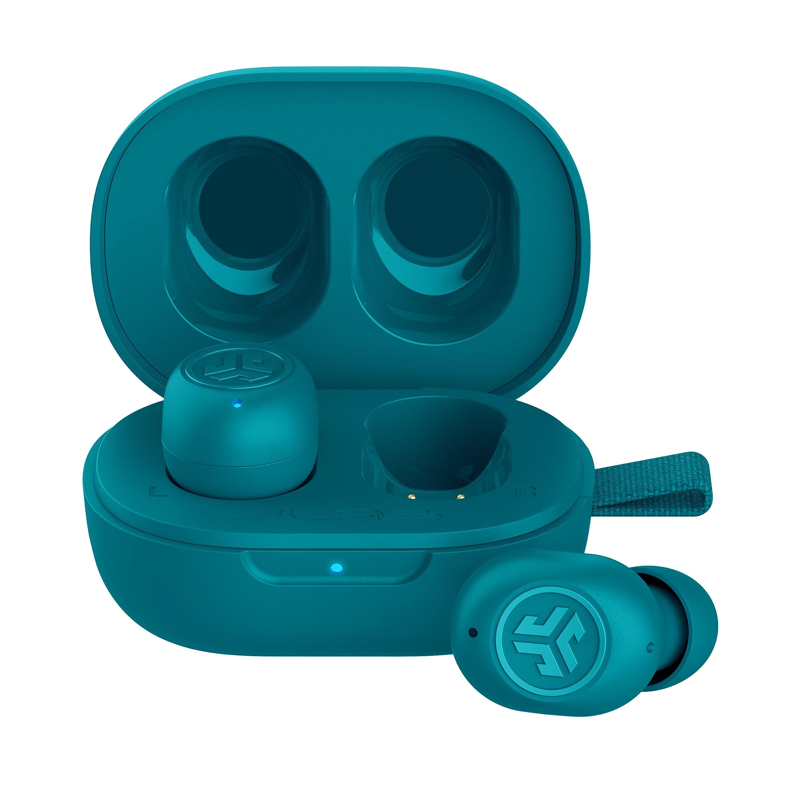 JLab JBuds Mini True Wireless Bluetooth Earbuds with Charging Case, Teal, IP55 Sweat and Dust Proof, Bluetooth Multipoint, Be Aware Audio, 3 EQ Sound Settings, Crystal Clear Calls