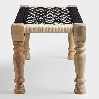 Doxey Indian Rope Charpai Bench Daybed | Khatiya | Vintage Design Charpoy