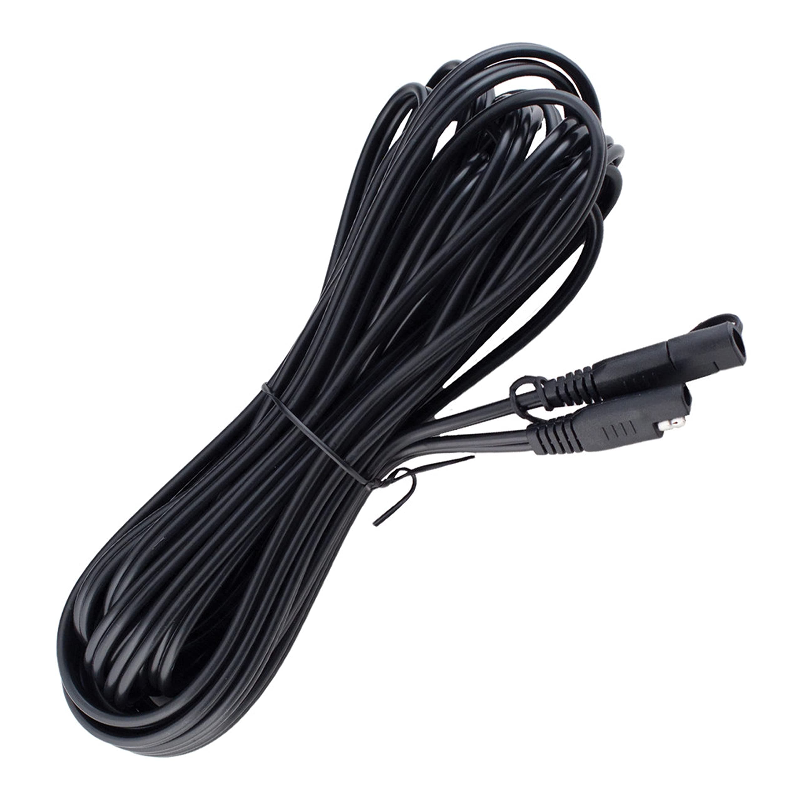 25 Foot Extension SAE Cable - Designed for Use with Battery Tender Chargers - Quick Connect Plugs for Easy Connection to Motorcycle, Cars, ATVs and More - 081-0148-25