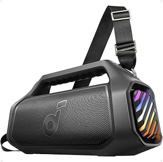 soundcore Anker Boom 2 Plus Outdoor Speaker, Bluetooth Speaker with 140W, 2+2 Channel, BassUp 2.0, 20H, Fast Charge, IPX7 Waterproof, RGB Lights, USB-C, Power Bank, for Camping, Beach, Garden