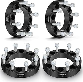 ECCPP 4PCS 8 Lug 8x165.1mm to 8x180mm Conversion Wheel Spacers Adapters 1.5 inch 8x6.5 to 8x180 Fit for Chevrolet Silverado 2500HD 3500HD for Suburban Sierra 1500HD 3500HD for GMC Yukon XL 2500
