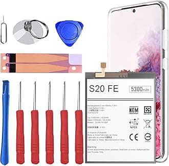 Galaxy S20 FE Battery, EB-BG781ABY Model New Version [5300mAh] High Capacity Replacement for Samsung Galaxy S20 FE 5G SM-G781B/U/W SM-A526 A526B/DS A5260 A526W with Repair Tool Kit