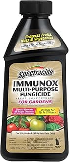 Spectracide Immunox Multi-Purpose Fungicide Spray Concentrate For Gardens 16 Ounces, Protects Up To 2 Weeks, Pack of 6