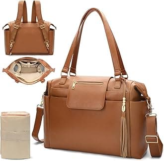 Diaper Bag Tote Leather Diaper Bag Backpack by Omanmoli Large Tote Diaper Bag Baby Travel Bag