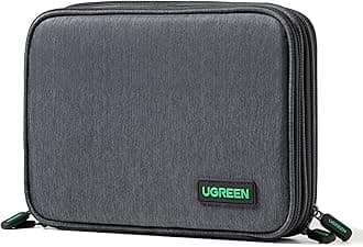 UGREEN Electronic Organizer, Double Layer, Travel Gadget Storage Bag for Data Cables, SD Card, Hard Drive, Power Bank, Digital Camera, Tablet, and More Accessories
