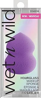 Makeup Sponge - Low Product Absorption for Streak-Free Application, Effortless Blending Beauty for a Smooth Professional Looking Finish, Cruelty-Free & Vegan-Hourglass