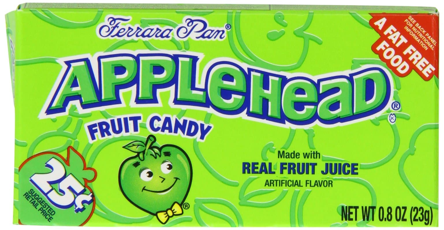 Applehead Fruit Candy 23 g (Pack of 15)