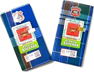 Nandu Men's Cotton Stitched Lungi (Multicolor , Free Size) - Pack of 2