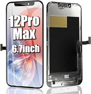 EFAITHFIX for iPhone 12 PRO MAX Screen Replacement 6.7 Inch 3D Touch LCD Screen Display Full HD Digitizer Frame Assembly Compatible with Model A2342,A2410,A2412,A2411, Waterproof Adhesive (No Tools)
