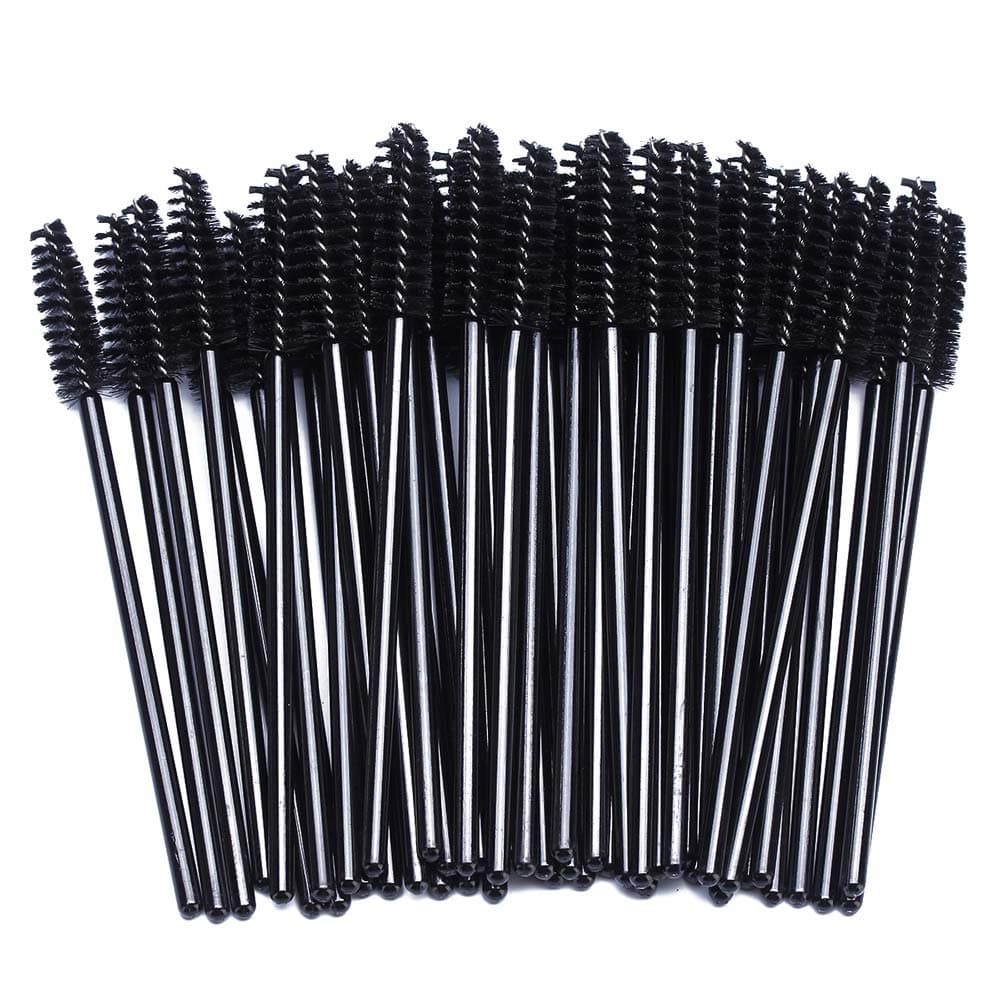 100 pcs Disposable Eyelash Mascara Applicator Wand Brush