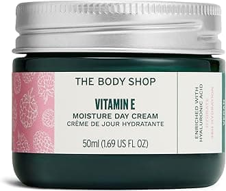 Vitamin E Moisture Day Cream (1x 50ml), Lightweight Face Moisturiser Suitable for Dry Skin, 48hr Hydrating Face Cream with Hyaluronic Acid & Vitamin E Moisturiser