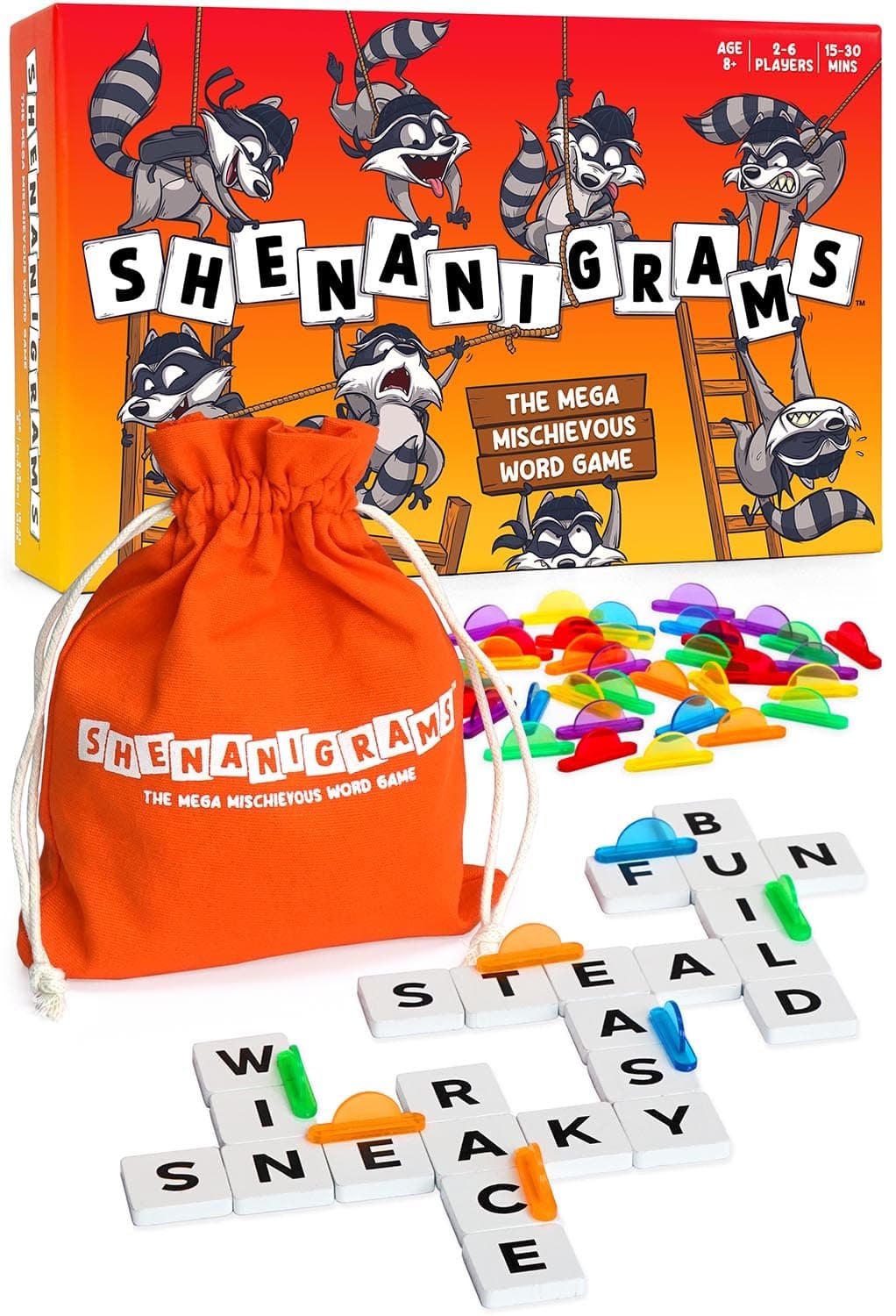 The Mega-Mischievous Word Game! A Super Fun & Fast Family Party Game for Kids, Teens & Adults - Great for Travel, Couples & Family Board Games Night