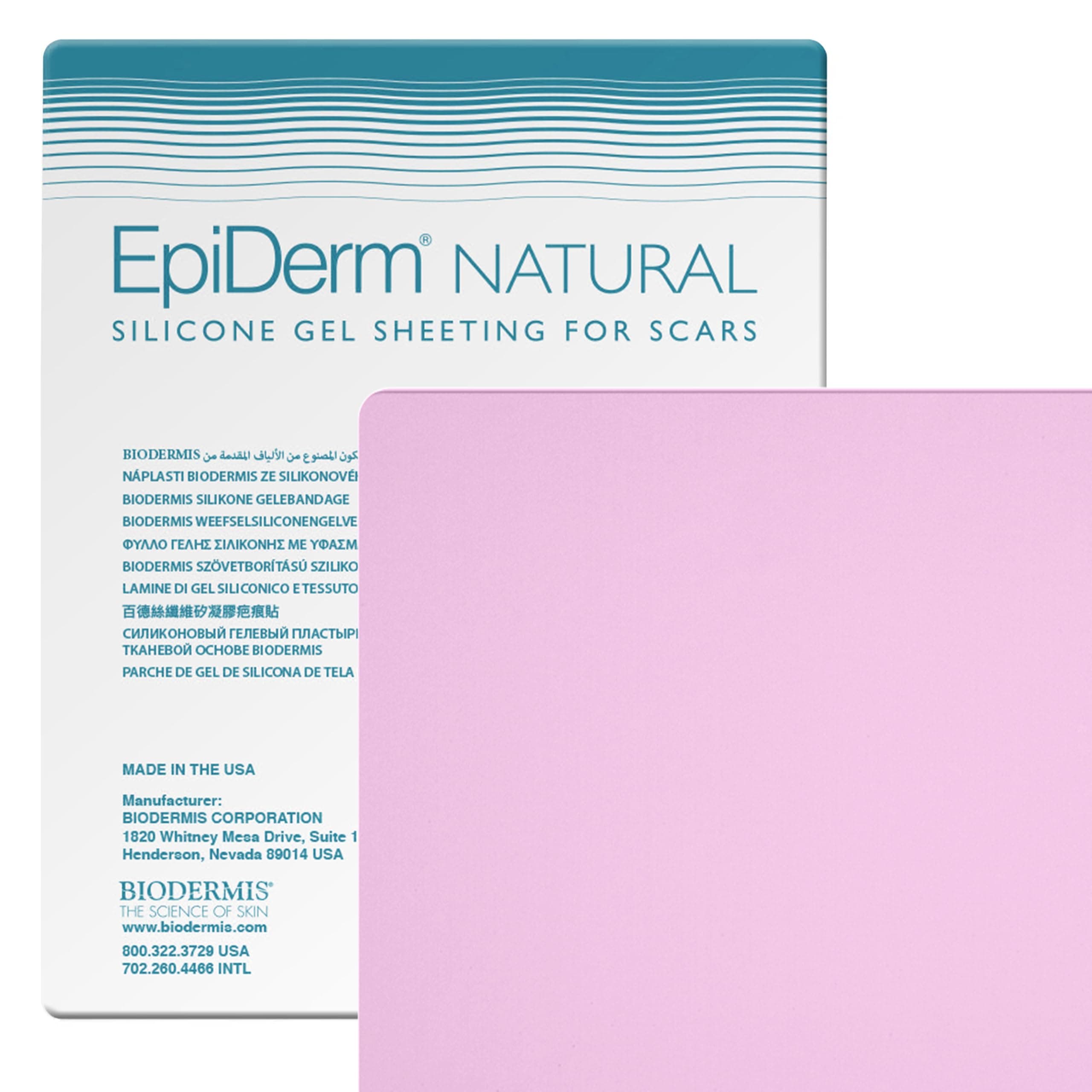 Epi-Derm Large Sheet - 11 x 15.75 in - (Clear) Silicone Scar Sheets from Biodermis