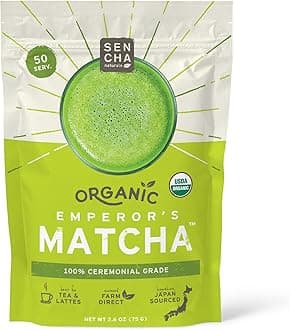 SENCHA Naturals Emperor's Matcha, 100% Ceremonial Matcha Powder