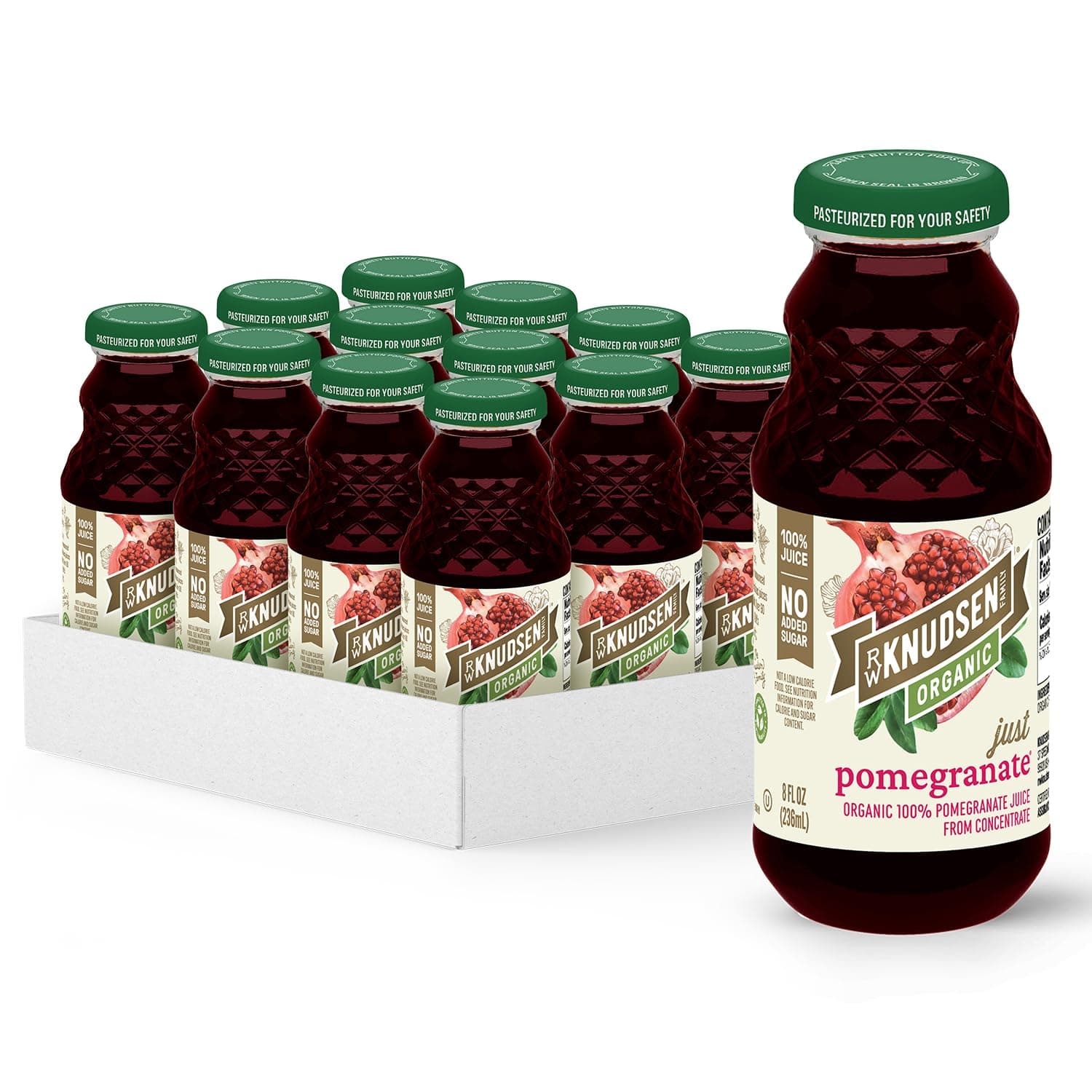 Organic Pomegranate Juice, 8 fl oz (12 Pack)