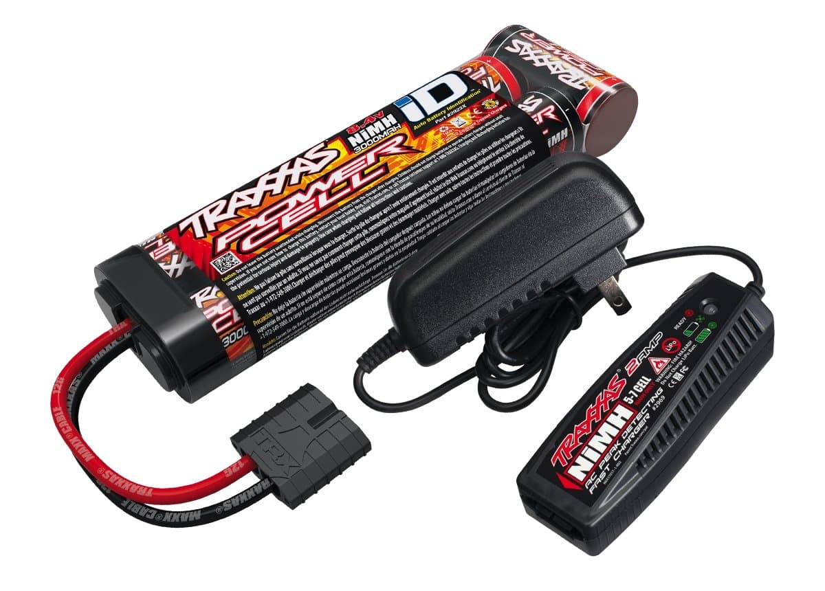 Battery/Charger Completer Flat Pack with 2-amp Fast Charger and 8.4V NiMH Battery