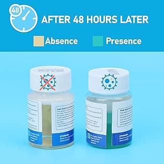 Viotiin 4 Pack Coliform Water Test Kits for Detect Tap, Well, Pool, Lake, Pond Water, 48-Hour, EPA Approved, Well Water Testing Kits, Easy to Use