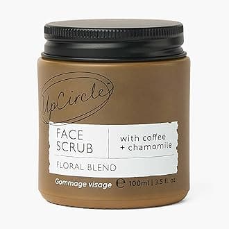 UpCircle Coffee Face Scrub - Floral Blend For Sensitive Skin 100ml - Natural Gentle Face Exfoliator