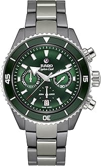Rado -Captain Cook-Mens-Swiss Automatic Watch-High Tech Ceramic-Sapphire Crystal -43mm