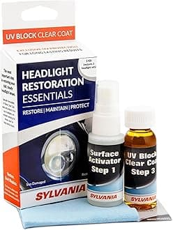 Sylvania Headlight Restoration UV Block Clear Coat,1fl. oz