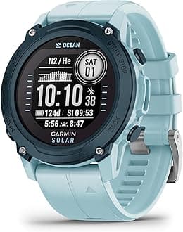 Garmin Descent™ G1 Solar - Ocean Edition, Dive Computer and Smartwatch, Made with Recycled Ocean-Bound Plastics