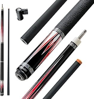 2.0 Carbon Fiber Pool Cue with Professional Taper | Low Deflection Hand-Made Inlay Billiard Stick | Ultra-Smooth Shaft for Adult & League Players