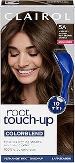 Root Touch-Up by Nice'n Easy Permanent Hair Dye, 5A Medium Ash Brown Hair Color, Pack of 1