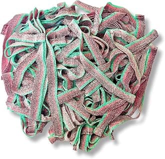 Sour Power Premium Candy Belts, Watermelon, 6.6 lb