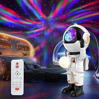 - Rossetta Astronaut Galaxy Projector, Star Projector for Bedroom, LED Night Light for Kids Room with Timer and Remote, Room Decor Aesthetic, Home Decor, Gifts for Adults, Teens, Christmas, Birthday