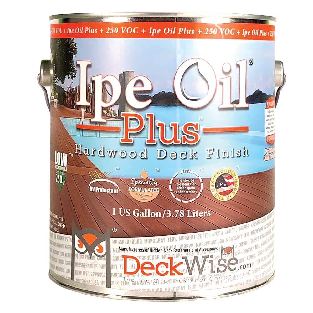 Ipe Oil Plus Hardwood Deck Semi-Transparent 250 V.O.C .Natural Finish (1-Gallon)