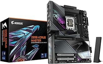 Z890 AORUS Master Intel Core Ultra (Series 2) LGA 1851 Motherboard, ATX, DDR5, 5X M.2, PCIe 5.0, Thunderbolt 4, WIFI7, 10GbE LAN, EZ-Latch