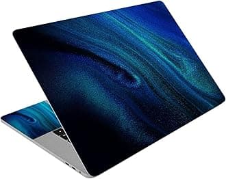 Laptop Skin Sticker Decal 15-15.6 Inches, Universal Reusable Vinyl Sticker for 12.1 13 13.3 14 15.4 Inches Netbook/Notebook PC, Waterproof & Scratch-Resistant (Blue Quicksand)