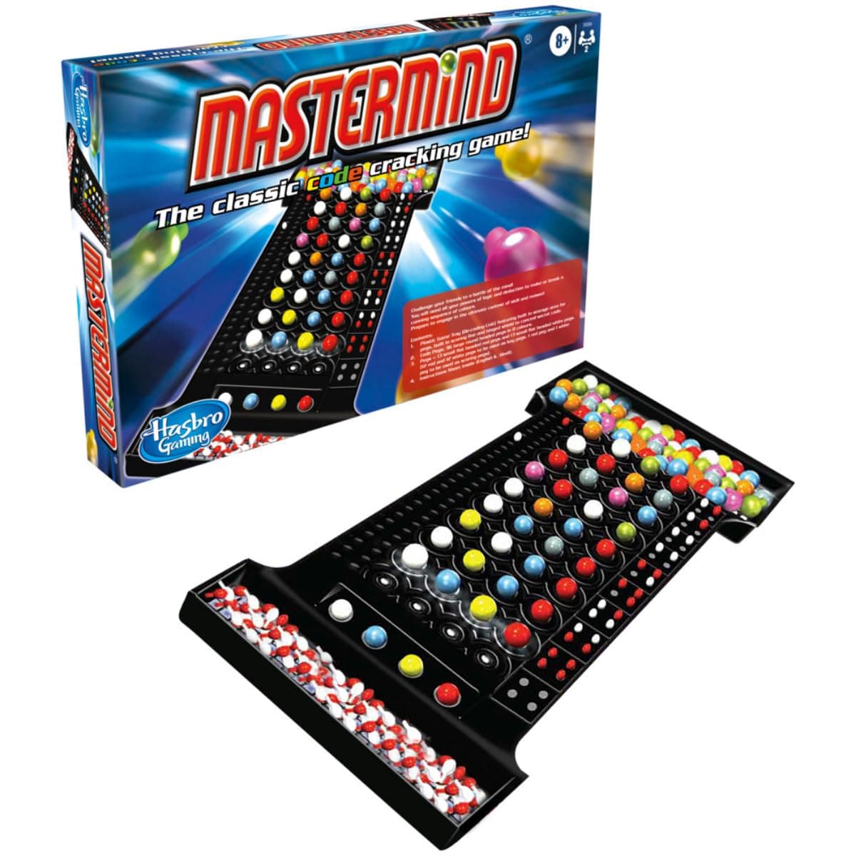 Mastermind The Classic Code Cracking Game Strategy Board Game for Kids and Adults, Board Game for Boys & Girls Ages 8+