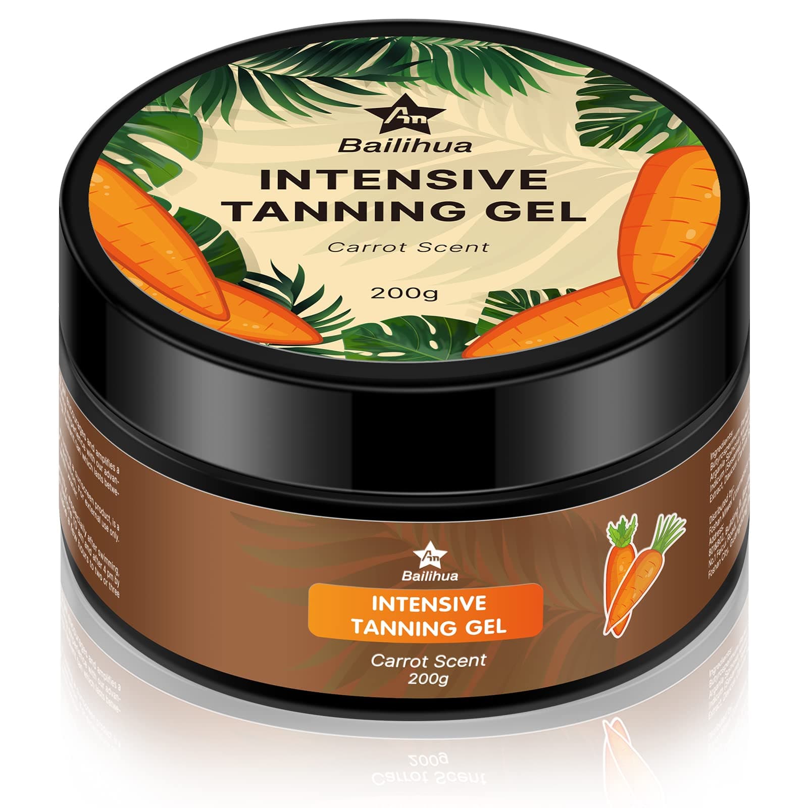 AN BAILIHUA Tanning Accelerator Tanning Gel Accelerator Cream Tanning Accelerator for Sun (carrot)