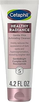 Healthy Radiation Gentle Exfoliating Cleanser Visibly Reduces Dark Spots and Hyperpigmentation Designed for Sensitive Skin Hypoallergenic Fragrance Free 120ml