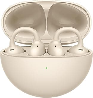 HUAWEIFreeClip, Feather-Light Wearing, Open-Ear Listening, AI Crystal-Clear Call, Long Battery Life, Dual-Device Connections, Beige