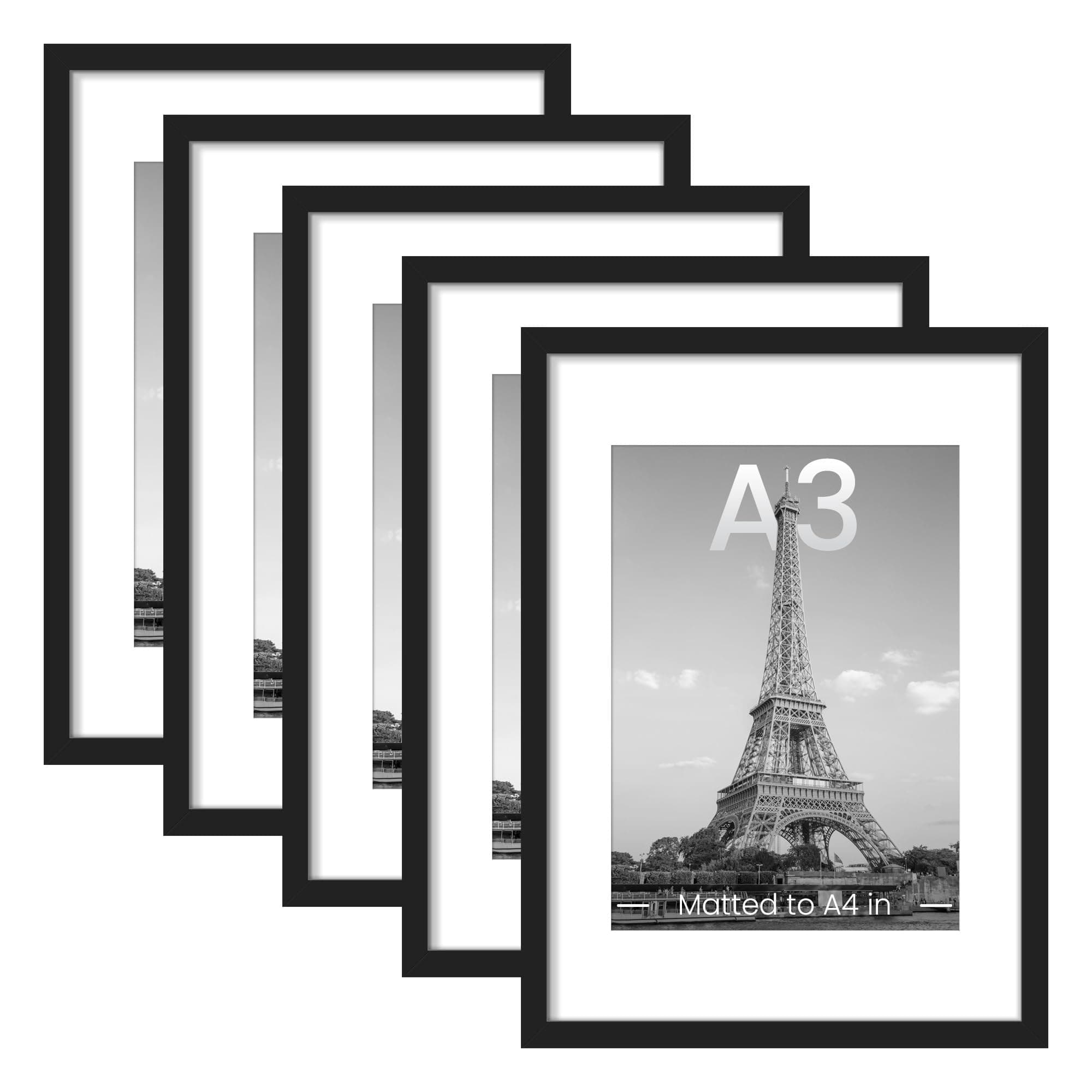 upsimples A3 Picture Frame Set of 5