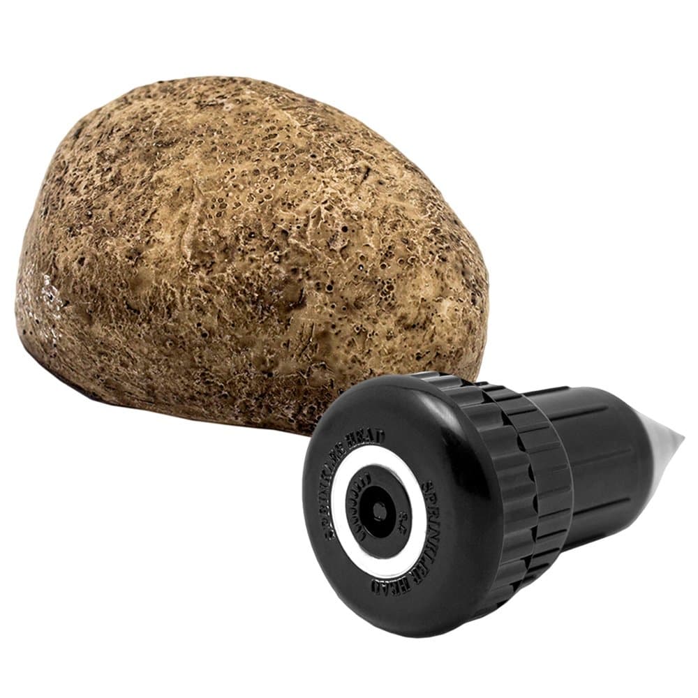 Best Hide A Key Bundle Fake Rock and Sprinkler Head Realistic Look Discreet Outside Yard & Garden Key Cash Hider Vault Holder Weatherproof Easy to Install