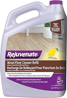 Wood Floor Cleaner Refill, 1 Gallon, Cleans and Protects All Sealed Hardwood Floors and Dries Fast for a Streak-Free Clean
