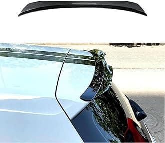 Car Rear Trunk Spoiler for Suzuki Twin Dzire Celerio S-Presso Xbee Ertiga 2006-2024 2025, Tailfin Tail Fin Tailgate Bumper Diffuser Spoiler Styling Accessories,Carbon Fiber Look, normal