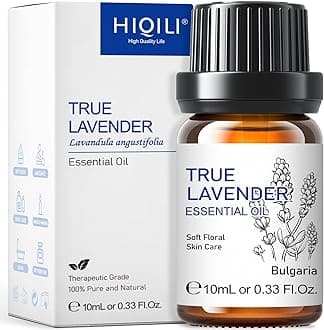 HIQILILavender Essential Oil,100% Pure Natural for Diffuser,Hair,Bed-10ml
