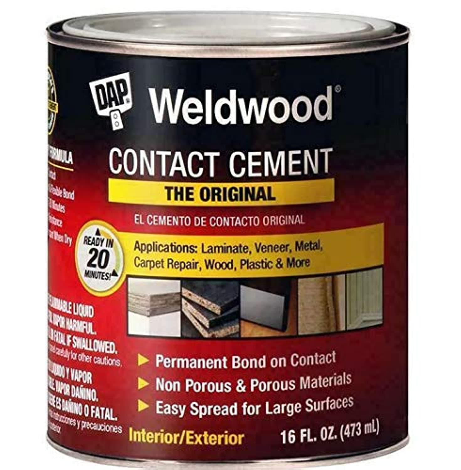 Dap 271 Weldwood Original Contact Cement, Pint