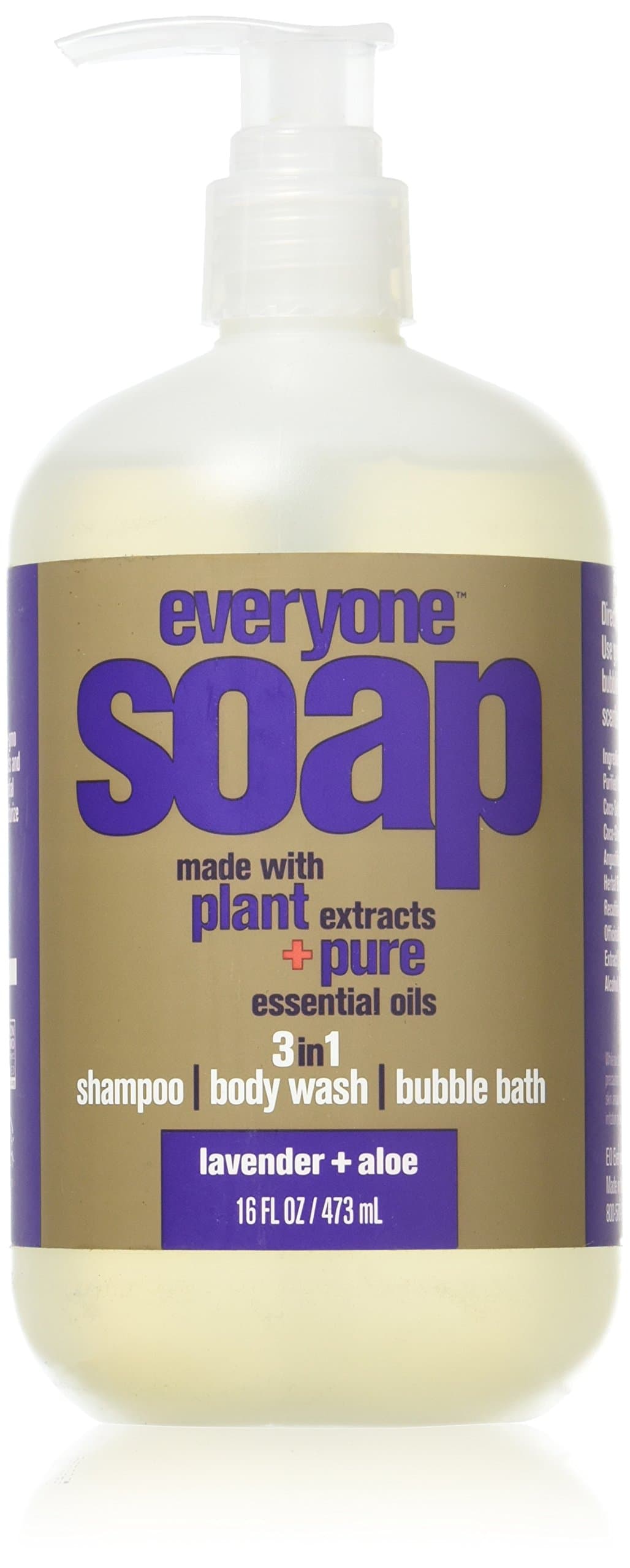 EVERYONE Soap, Lavender & Aloe, 16 Ounce