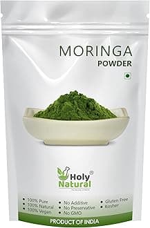 Holy Natural Moringa Powder (500gm) | Known as Moringa Oleifera, Drumstick, Horseradish, Miracle, Ben & Shigru Tree Leaf Powder | For Skin, Hair & Health