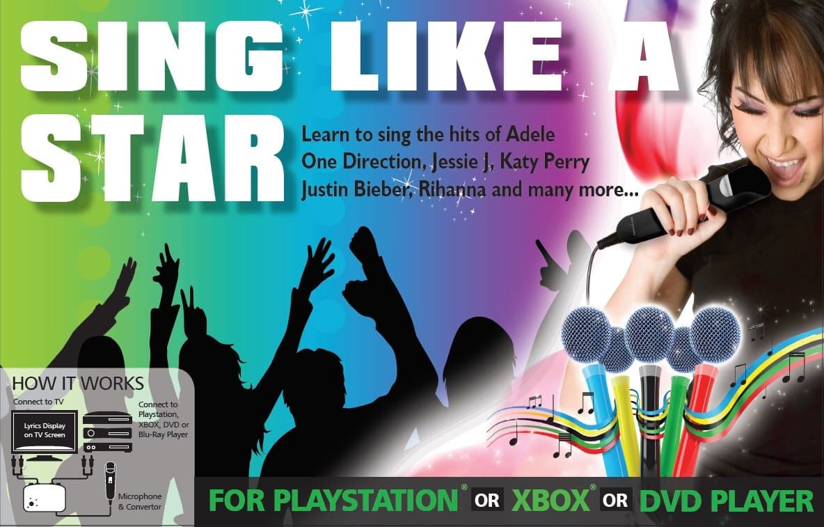 Sing Like A Star EKS719B Professional DVD Vocal Coaching Disc