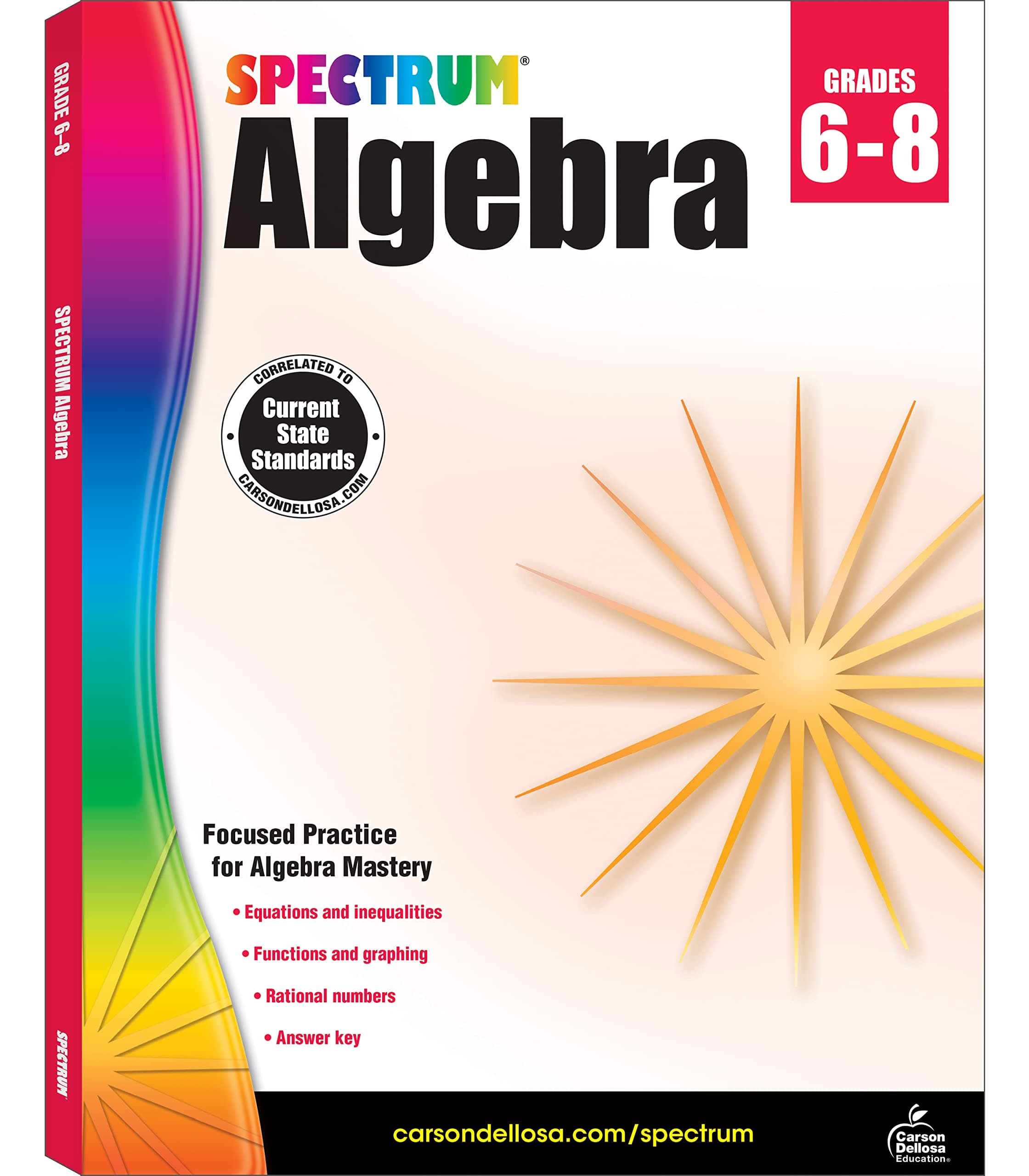 Spectrum Algebra, Grade 6-8