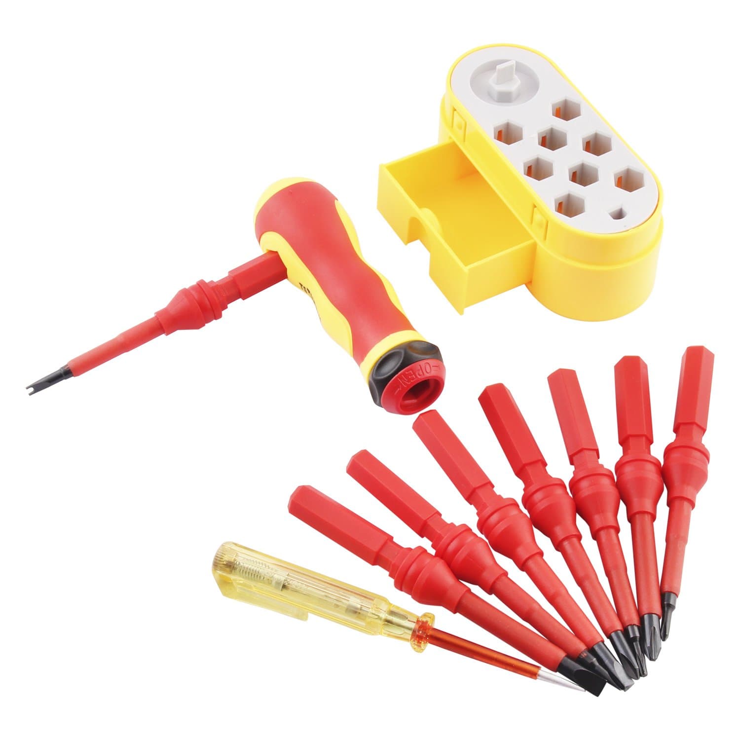 Tuftul TUF2026C VDE Screw Driver Set, 10 Pieces