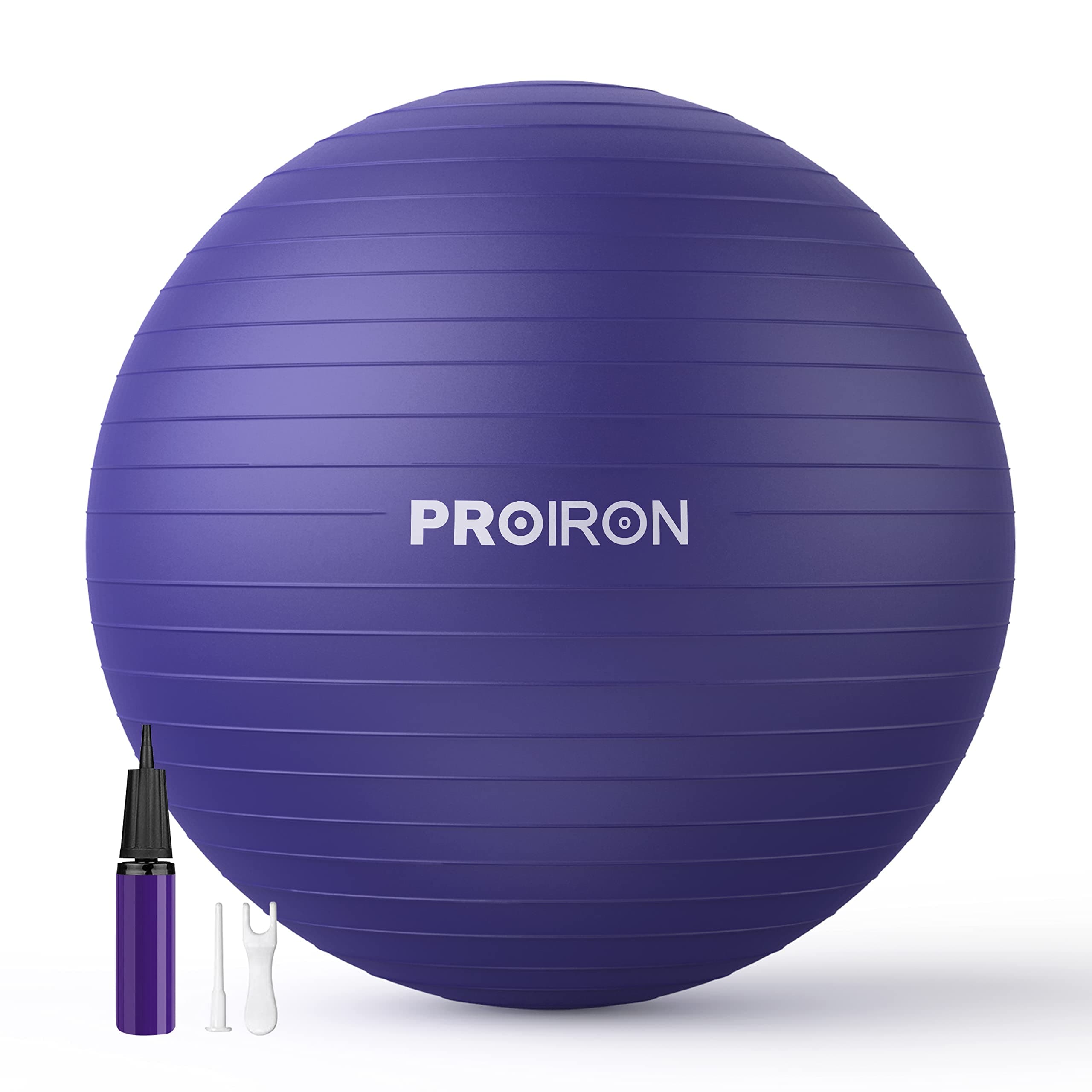 PROIRON Extra Thick Exercise Pregnancy Ball 55cm 65cm 75cm, Anti-Burst Gym Ball, Swiss Ball with Pump for Yoga, Labour, Pilates, Fitness, Stability