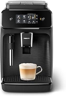 Philips 1200-Series Fully Automatic Espresso Machine w/Milk Frother (EP1220/04)