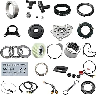 Bafang Electric Bike Accesorries BBS01 BBS02 BBSHD Mid Motor Nylon Gear/Bearing/Oil Seal/Ratchet Wash/Clutch Replacement Parts